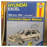 Haynes Hyundai Excel Repair Manual 1986-1994