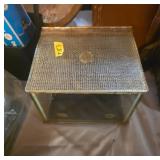 Vintage Mirrored Glass Trinket Box