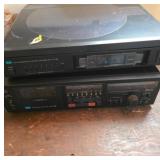 Toshiba Turntable and Cassette Deck Combo