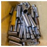 Metal Socket Wrenches in Tray