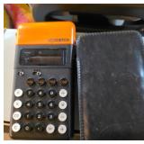 Omron B6M Vintage Calculator With Case