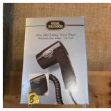 New Vidal Sassoon Mini Travel Hair Dryer
