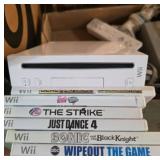 Nintendo Wii Console With Controllers and Games