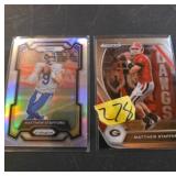 2 Panini Matthew Stafford Cards