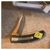 Folding Knife with Black Handle
