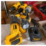 DeWalt 18V Cordless Tool Lot with Charger Works