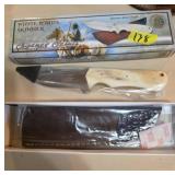 White Winds Skinner Knife with Sheath