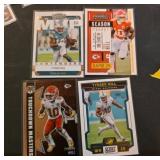 4 Tyreek Hill Football Card lot