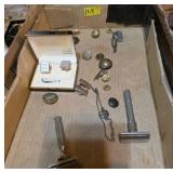 Vintage Razors with Assorted Buttons