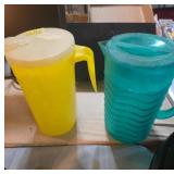 Vintage Plastic Pitcher Set