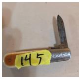 Barlow Folding Pocket Knife with Single Blade