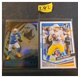 Keenan Allen and Justin Herbert Cards