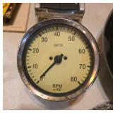 Vintage Smiths Tachometer Gauge