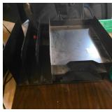 Black Metal File Organizer