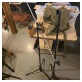Lot of 2 microphone stands-on stage stands