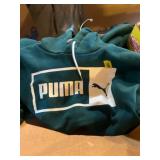 Puma XL Hooded Sweatshirt in Green