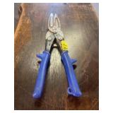 Metal Snips with Blue Handles