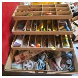 Vtg Fenwick 1080 Tackle Box With Contents