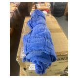Box Containing 60 Blue Rags