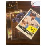 3 Vintage Derek Jeter Cards