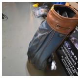 Vintage Mizuno Golf Bag with Leather Trim