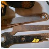 Vintage Lot of Metal Wrenches and Tools