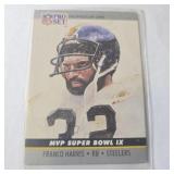 1990 Pro Set MVP #9 Franco Harris Steelers