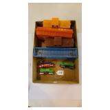 Misc Box Lot of Boxcars and Train Cars Misc Box Lot of Boxcars and Train Cars