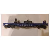 Lionel Train Blue 3419 Helicopter Launching Flat Lionel Train Blue 3419 Helicopter Launching Flat