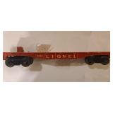 Vintage Lionel Train Flat Car Red # 6825 Vintage Lionel Train Flat Car Red # 6825
