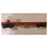 Vintage Lionel Train Flat Car Red # 6825