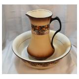 KIRALPO Ware Wash Basin and Pitcher