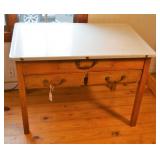 Lower Haft of A Kitchen Hutch, grain and Flour