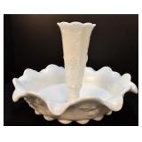 Westmoreland Milk Glass White Epergne