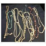 10 pieces Vintage costume necklaces