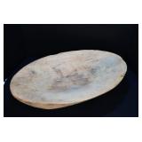Large Hand Carved Wooden Bowl