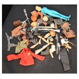 Large Assortment of Figure Clothing & G.I. Joe Par