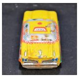 Japan Vintage Tin Yellow Taxi