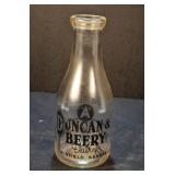 Duncan & Beery Dairy Milk Jar