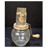 Vintage Nutmeg Chopper Jar