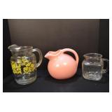 3 Vintage Pitchers