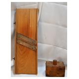 Cutter/Slicer and Wooden Butter Mold