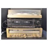 Vintage Kenwood Stereo, TEAC Cassette Player & Pla