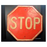 Metal One Sided Stop Sign