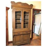 Vintage 3 Shelf 2 Drawer 2 Door China Cabinet