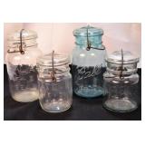 Vintage Atlas and Ball Canning Jars