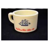 Vintage Old Spice Milk Glass Shaving Cup