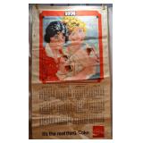 1974 Cloth Reproduction of 1912 Calendar Art