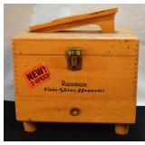 Ronson Roto-Shine Magnetic Shoe Shine Box