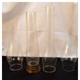 Chimneys for Oil Lamps (One is Aladdin)